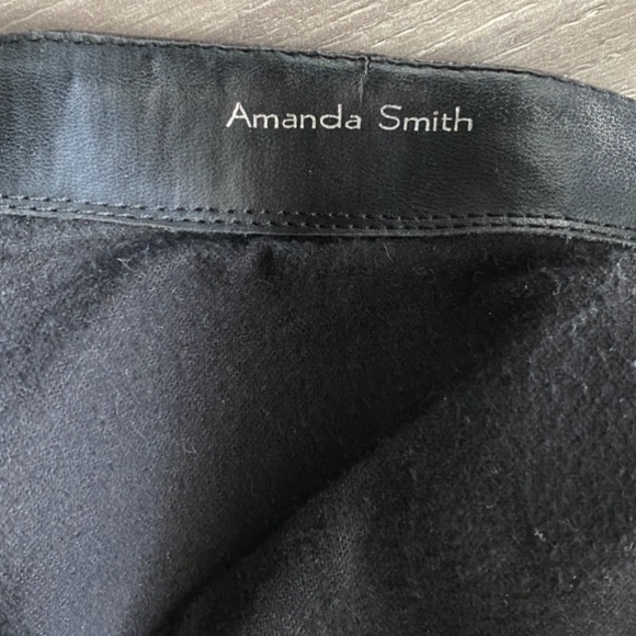 Sz 9.5 Amanda Smith short heeled black boots - Picture 5 of 8
